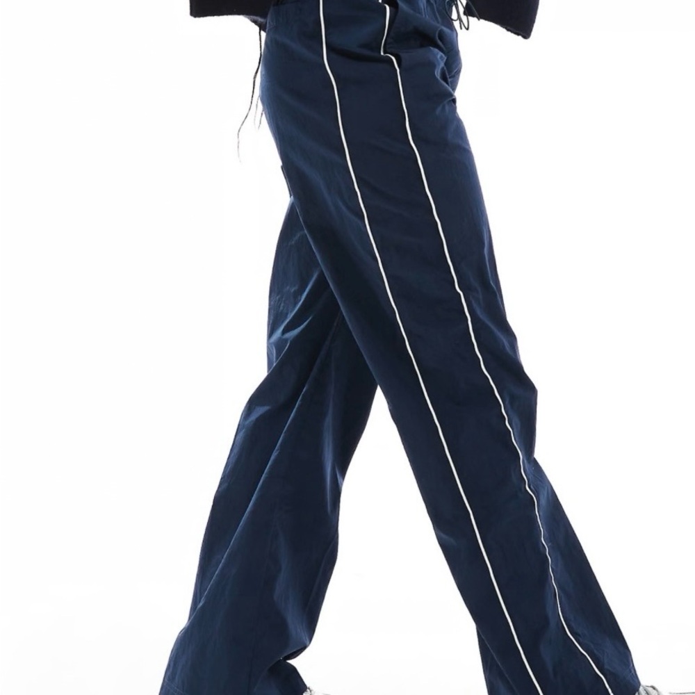 Nike Dark Blue Windrunner Athletic Pants - Picture 2 of 5